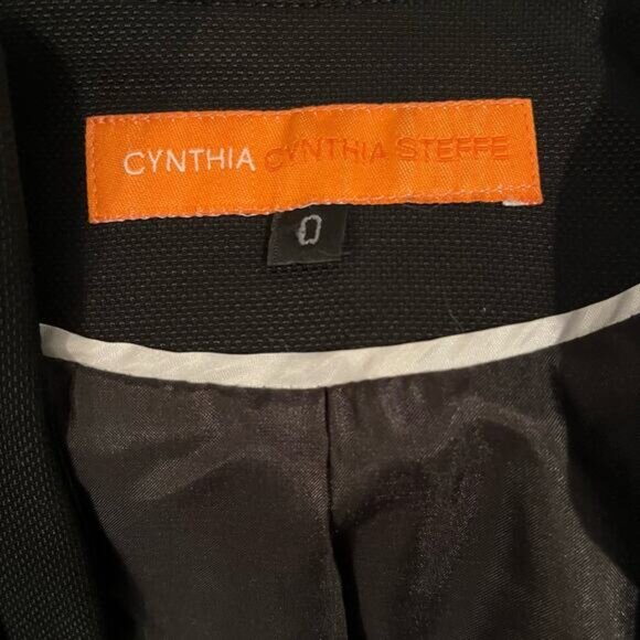 NEW Linen Skirt Suit Striped Pencil Skirt Sz 4 Pleated Peplum Blazer Sz 0 NWOT - Picture 10 of 16